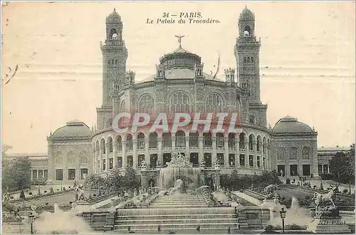 Ansichtskarte AK Paris Le Palais du Trocadero