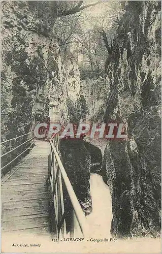 Cartes postales Lovagny Gorges du Fier