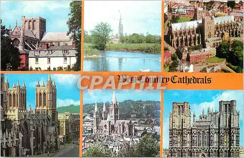 Cartes postales moderne West Country Cathedrals