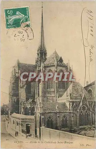 Cartes postales Dijon Abside de la Cathedrale Saint Benigue