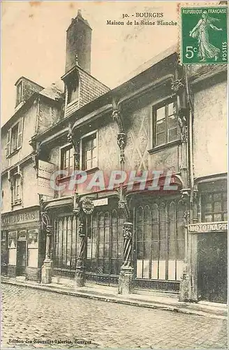 Cartes postales Bourges Maison de la Reine Blanche