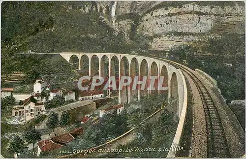 Cartes postales Gorges du Loup Le Viaduc la Ville