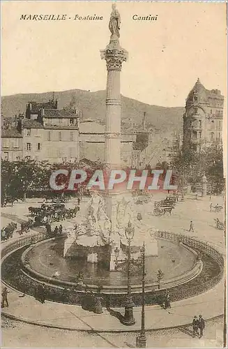 Cartes postales Marseille Fontaine Cantini