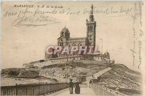 Cartes postales Marseille ND de la Garde