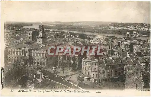 Cartes postales Avignon Vue generale prise de la Tour Saint Laurent