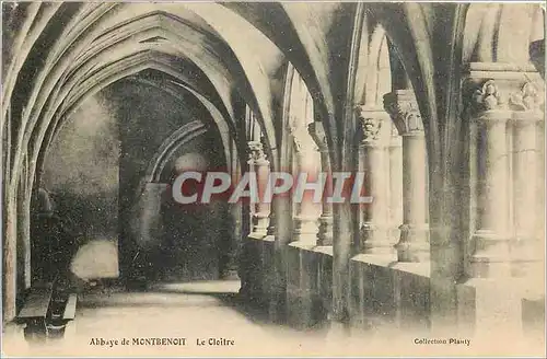 Ansichtskarte AK Abbaye de Montbenoit Le Cloitre