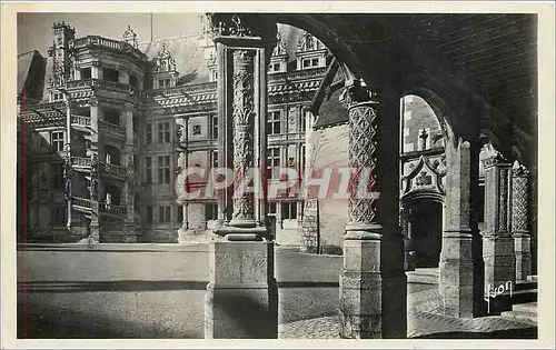 Cartes postales Blois Loir et Cher Le Chateau aile Francois Ier vue de la galerie de l'aile Louis XII