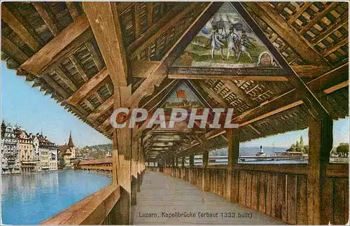Cartes postales Luzern Kapellbrucke