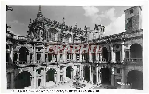 Ansichtskarte AK Tomar Convento de Cristo Claustro de D Joao III