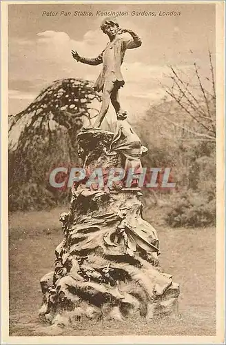 Cartes postales Peter Pan Statue Kensington Gardens London