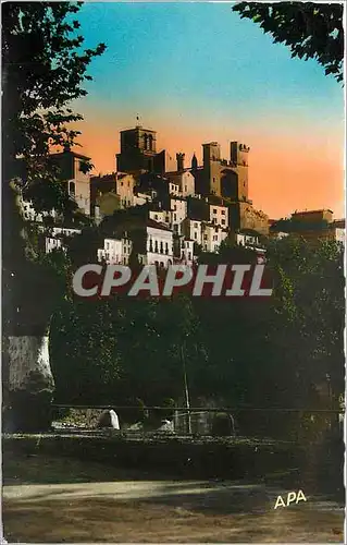 Cartes postales moderne Beziers Vue sur St Nazaire