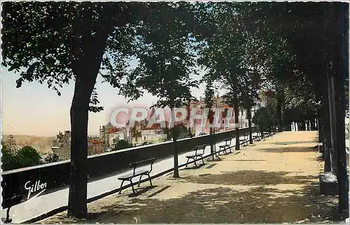 Moderne Karte Angouleme Rempart et vue sur le Quartier St Ausone