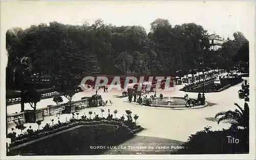 Cartes postales Bordeaux La Terrasse du Jardin Public