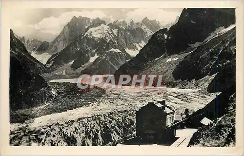 Cartes postales Chamonix Mont Blanc Gare de Montenvers et Mer de Glace