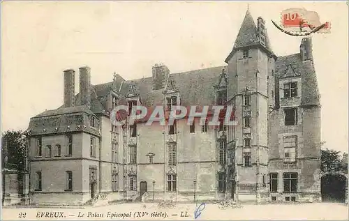 Cartes postales Evreux Le Palais Episcopal