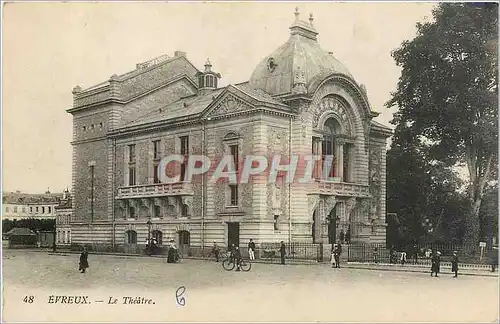 Ansichtskarte AK Evreux Le Theatre