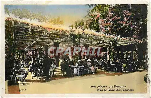 Cartes postales Vichy La Pergola Pres le Palais des Sources