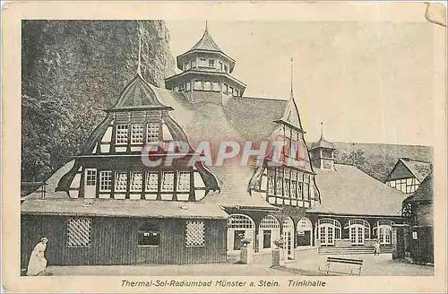 Cartes postales Thermal Sol Radiumbad Munster a Stein Trinkhalle