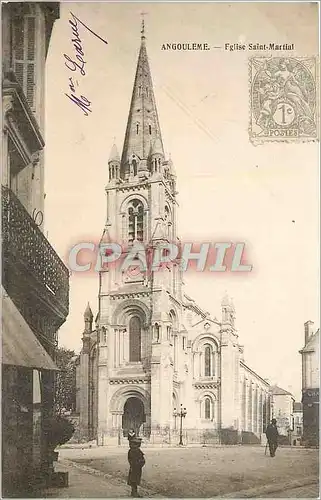 Ansichtskarte AK Angouleme Eglise Saint Martial