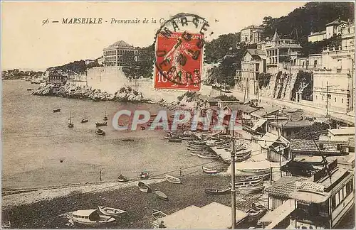 Cartes postales Marseille Promenade de la Corniche Tramway