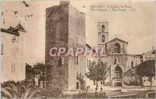 Cartes postales Grasse L'Eglise La Tour