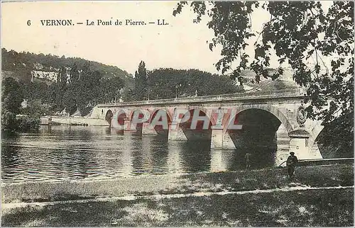 Cartes postales Vernon Le Pont de Pierre