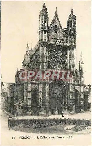 Cartes postales Vernon L'Eglise Notre Dame