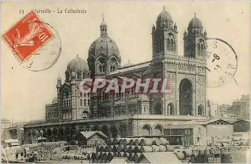 Cartes postales Marseille La Cathedrale