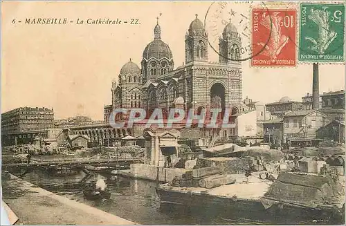 Cartes postales Marseille La Cathedrale