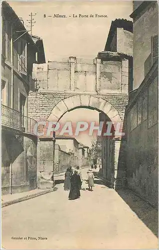 Cartes postales Nimes La Porte de France