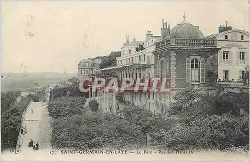 Cartes postales Saint Germain en Laye Le Parc Pavillon Henri IV