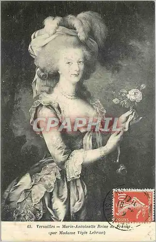 Ansichtskarte AK Versailles Marie Antoinette Reine de France
