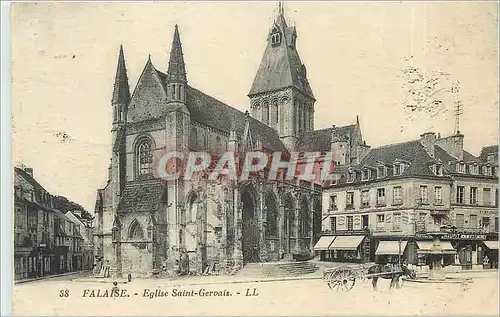 Cartes postales Falaise Eglise Saint Gervais