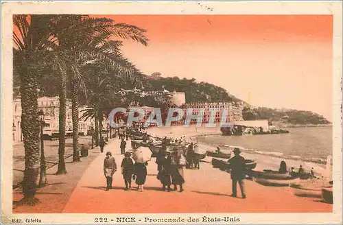 Cartes postales Nice Promenade des Etats Unis