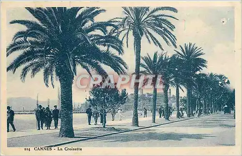 Cartes postales Cannes La Croisette