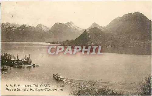 Cartes postales Talloires Le Lac Vue sur Duingt et Montagne d'Entrevernes