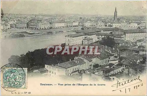 Ansichtskarte AK Toulouse Vue prise de l'Hospice de la Grave