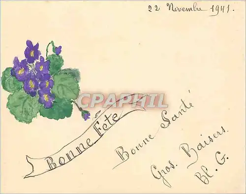 Cartes postales Bonne Fete Fleurs