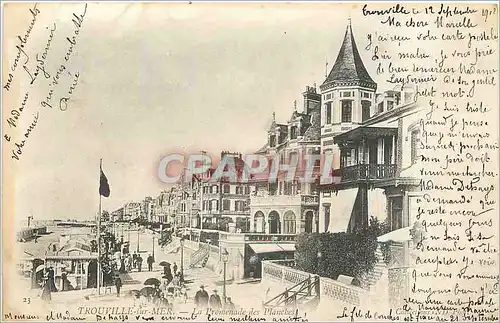 Cartes postales Trouville sur Mer La Promenade des Planebes