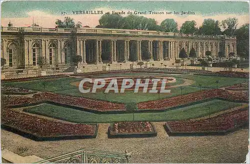 Cartes postales Versailles Facade du Grand Trianon sur les Jardins