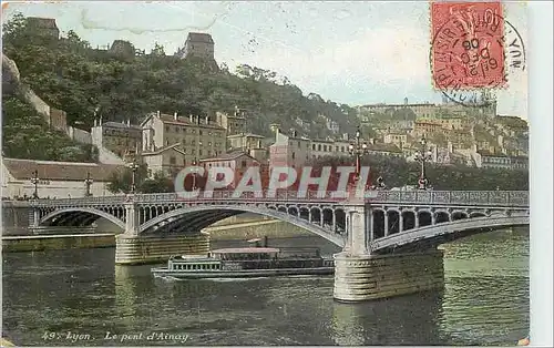 Ansichtskarte AK Lyon Le Pont d'Ainay