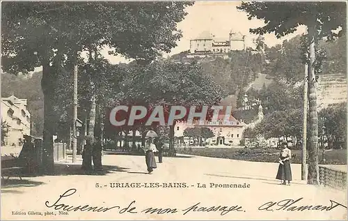 Cartes postales Uriage les Bains La Promenade