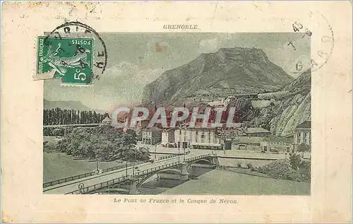 Ansichtskarte AK Grenoble Le Pont de France et le Casque de Neron