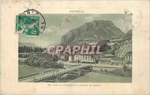 Cartes postales Grenoble Le Pont de France et le Casque de Neron