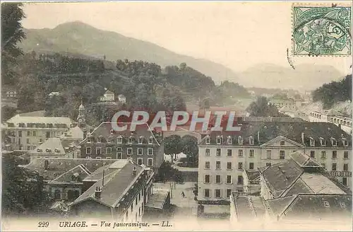 Cartes postales Uriage Vue panoramique