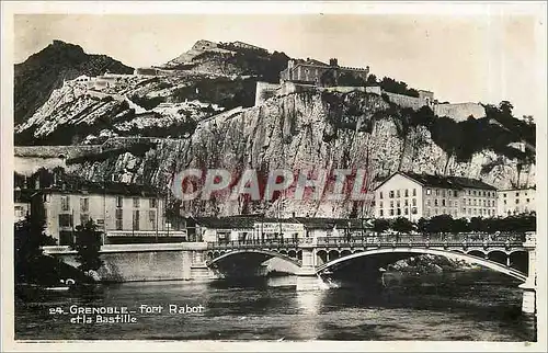 Cartes postales Grenoble Fort Rabot et la Bastille