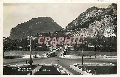 Cartes postales Grenoble Place de la Bastille et le Neron