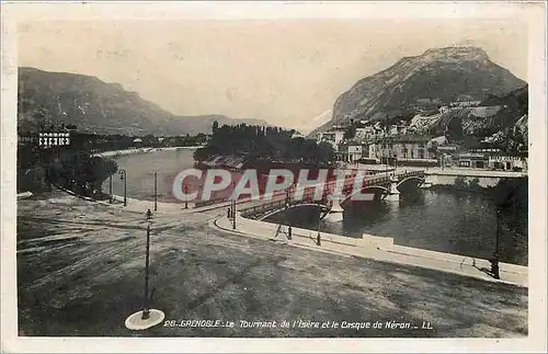 Ansichtskarte AK Grenoble Le Tournant de l'Isere et le Casque de Neron