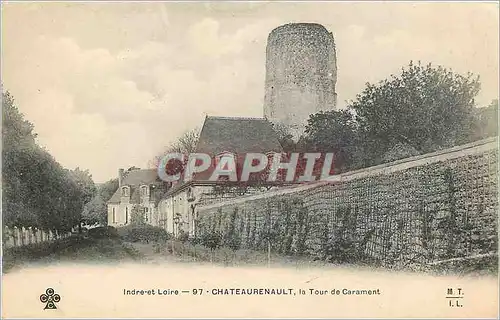 Ansichtskarte AK Indre et Loire Chateaurenault La Tour de Carament