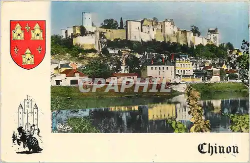 Cartes postales moderne Chinon I et L Le Chateau